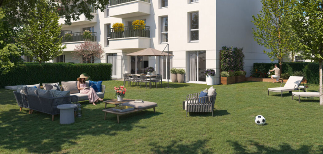 Programme immobilier neuf L'Angle des Arts - Bezons résidence paysagère à deux pas des transports (95870) - Référence : 17672
