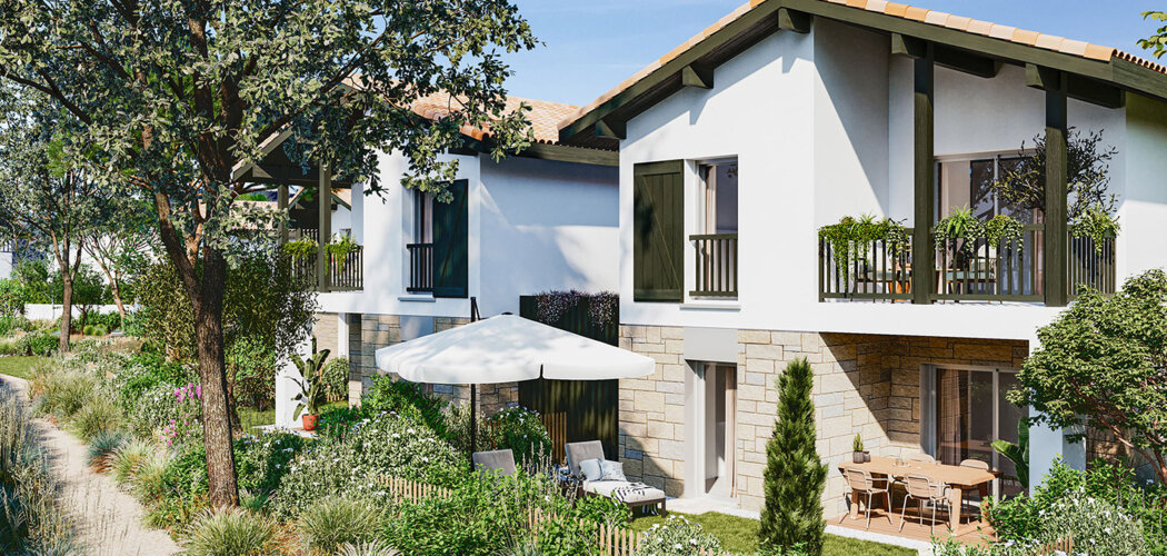 Programme immobilier neuf Domaine de l'aura - Bidart proche des plages de l’Uhabia (64210) - Référence : 12784