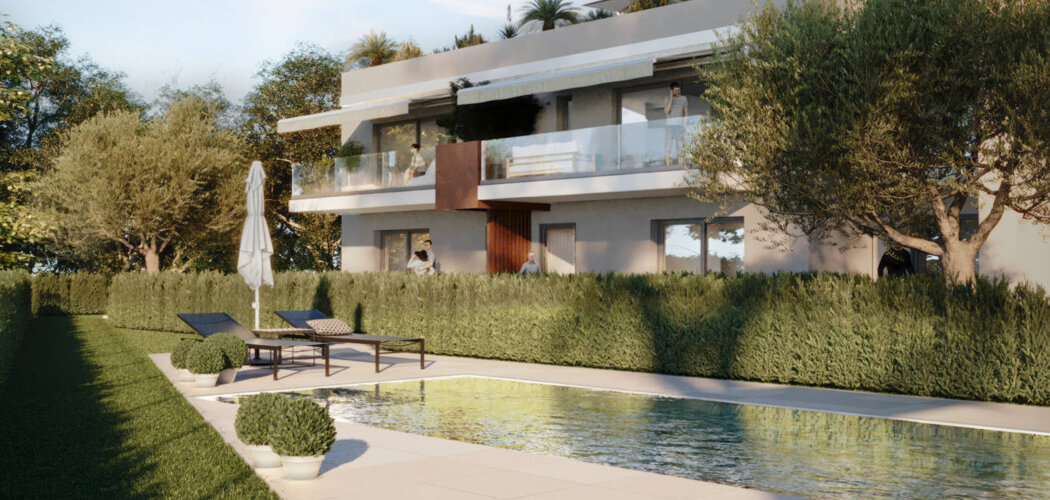Programme immobilier neuf LES TERRASSES DU VERGERS - Biot à quelques pas du coeur historique (06410) - Référence : 17074
