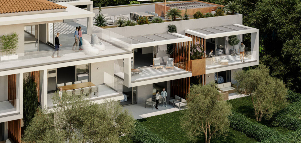 Programme immobilier neuf LES TERRASSES DU VERGERS - Biot à quelques pas du coeur historique (06410) - Référence : 17074