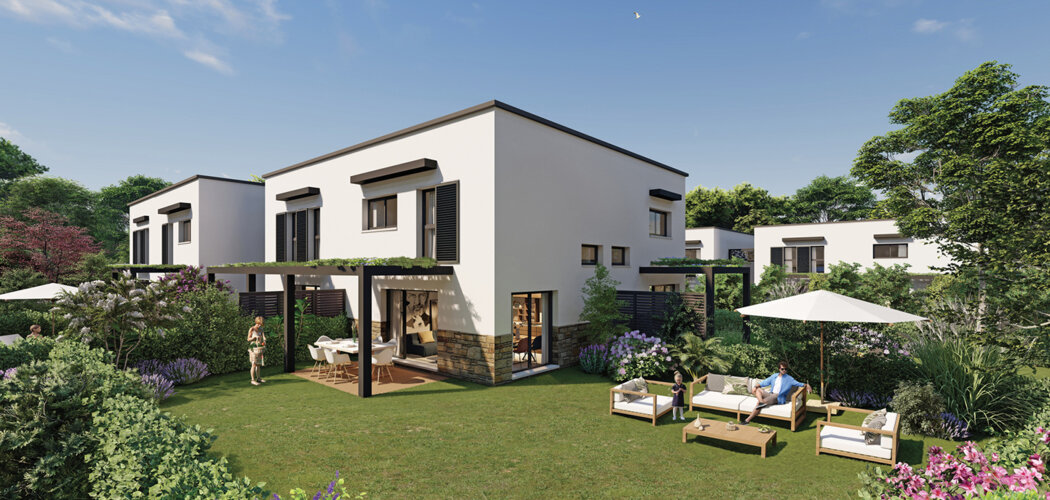 Programme immobilier neuf L ECRIN - Biot duplex aux abords de la Valmasque (06410) - Référence : 13268