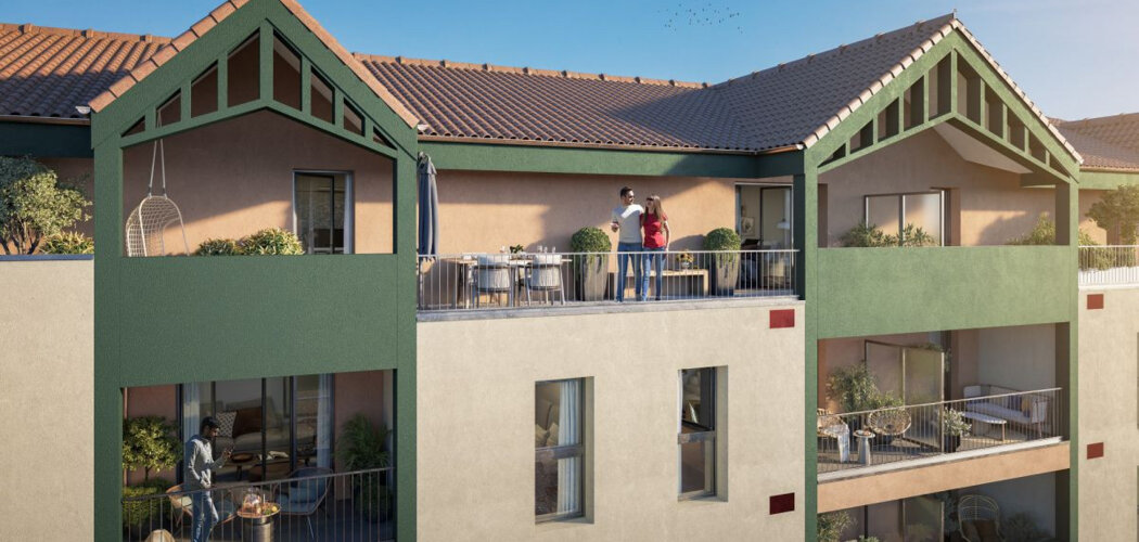 Programme immobilier neuf LA VILLA EUGENIE - Biscarrosse : appartements neufs du 2 au 5 pièces à 500 m de la place de l’Église (40600) - Référence : 15470