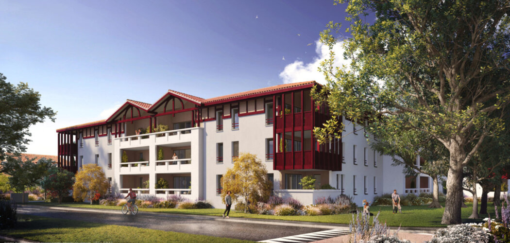 Programme immobilier neuf RESIDENCE L'ESSENCIEL - Biscarrosse : appartements neufs T2–T4 à 400 m du château de Montbron (40600) - Référence : 10903