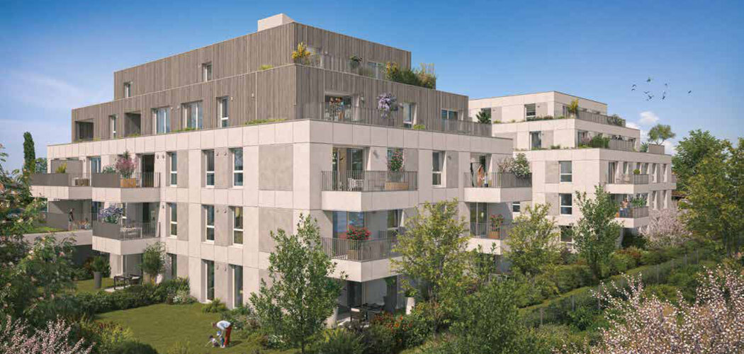 Programme immobilier neuf Les Jardins Sophoras - Bischheim aux portes de Strasbourg (67800) - Référence : 15928