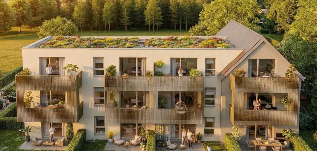Programme immobilier neuf AURA - Bischwiller entre nature apaisée et vie pratique (67240) - Référence : 16995