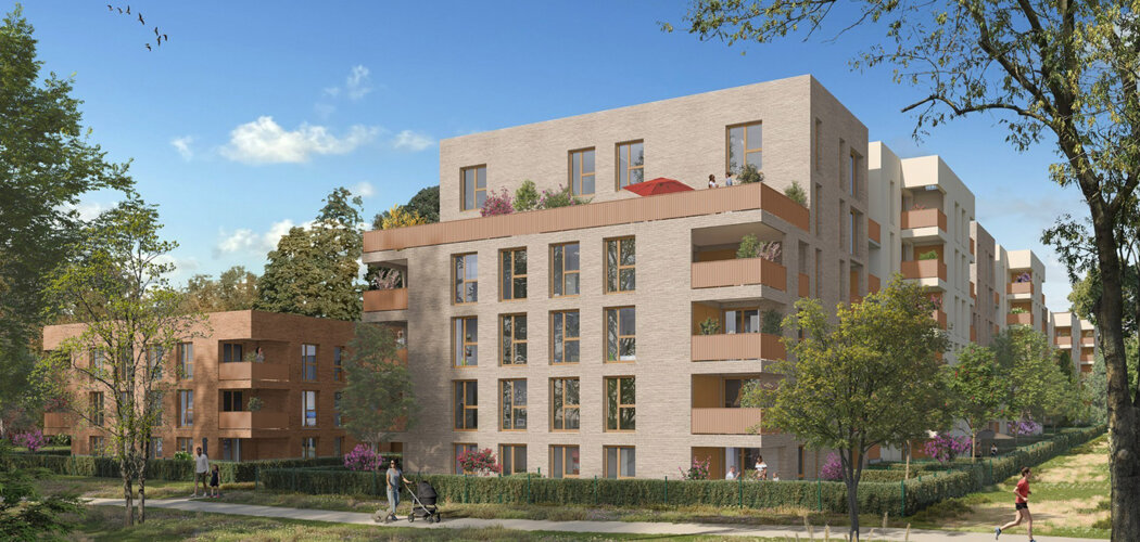Programme immobilier neuf RIOU - Blagnac proche Toulouse dans un environnement naturel (31700) - Référence : 17157