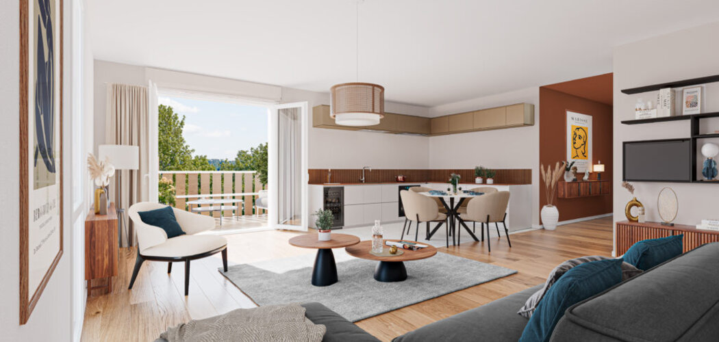 Programme immobilier neuf Parc et Plaisance -  Blain : appartements neufs du 2 au 4 pièces entre canal et centre-ville (44130) - Référence : 15224