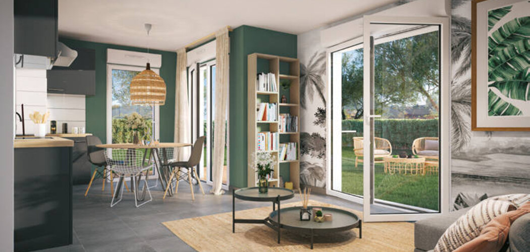 Programme immobilier neuf BELLA VITA - Blanquefort : Appartements studio–T5 et maisons T3–T4 avec terrasses, jardins privatifs et proximité commerces (33290) - Référence : 14708
