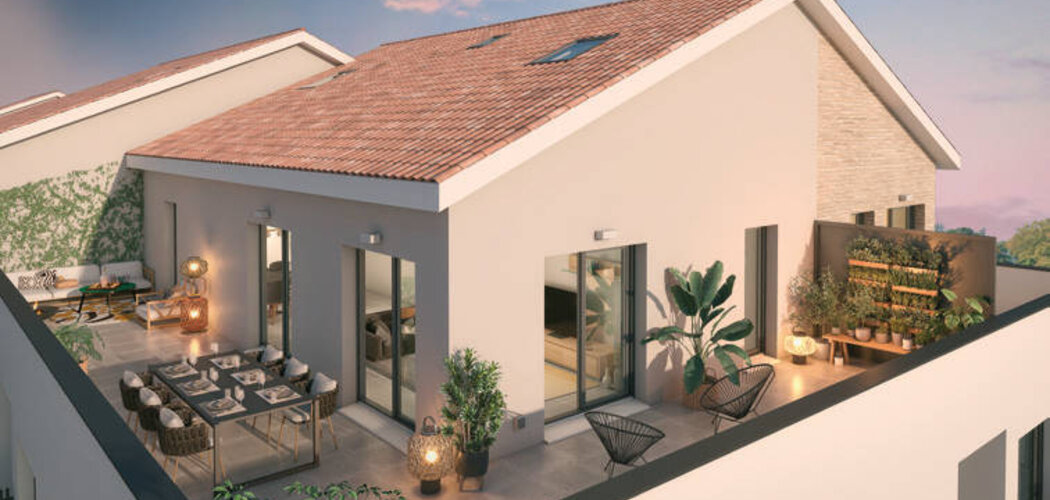 Programme immobilier neuf BELLA VITA - Blanquefort : Appartements studio–T5 et maisons T3–T4 avec terrasses, jardins privatifs et proximité commerces (33290) - Référence : 14708