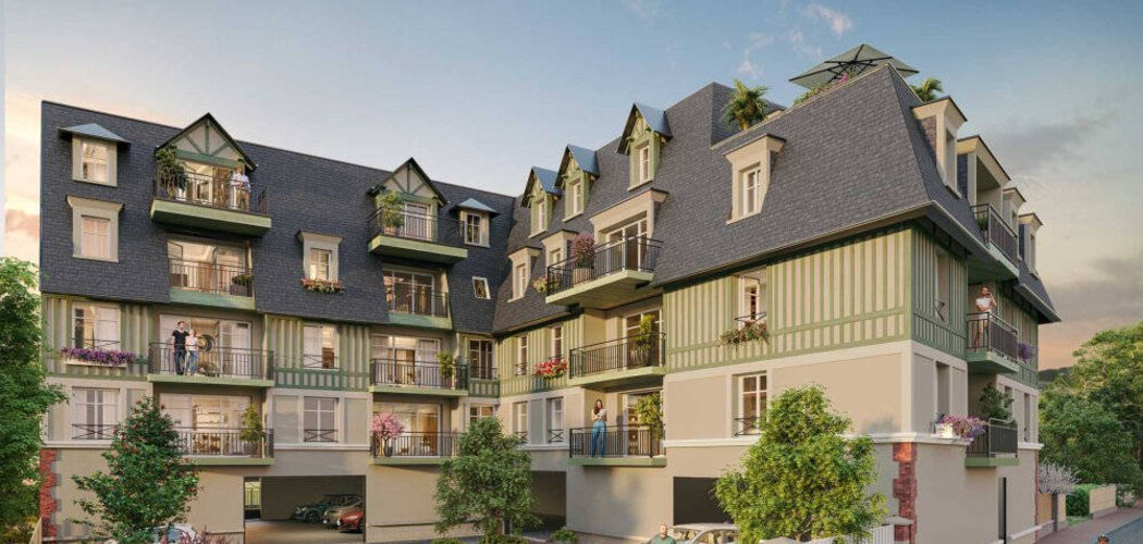 Programme immobilier neuf ÉCRIN DE ROSE - Blonville-sur-Mer à deux pas de la plage (14910) - Référence : 12364