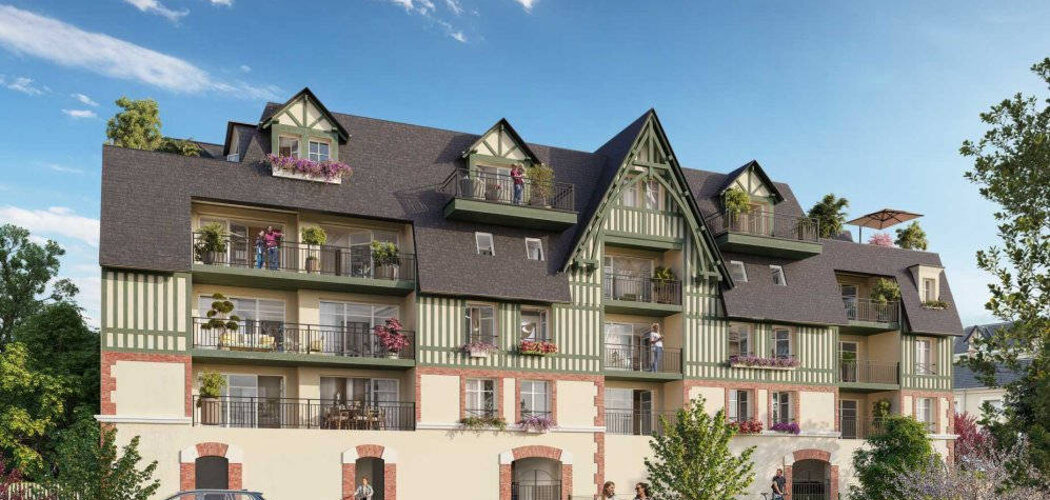 Programme immobilier neuf ÉCRIN DE ROSE - Blonville-sur-Mer à deux pas de la plage (14910) - Référence : 12364