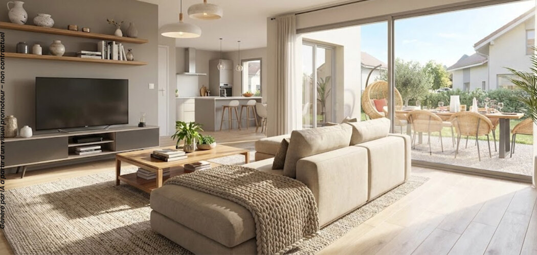 Programme immobilier neuf Le Domaine des Alizés - Bloye proche Annecy entre nature et confort moderne (74150) - Référence : 17130