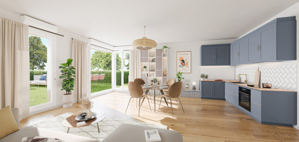 Programme immobilier neuf Les Terrasses d'Aliona - Bobigny : appartements neufs du studio au 5 pièces proche des commodités (93000) - Référence : 18166