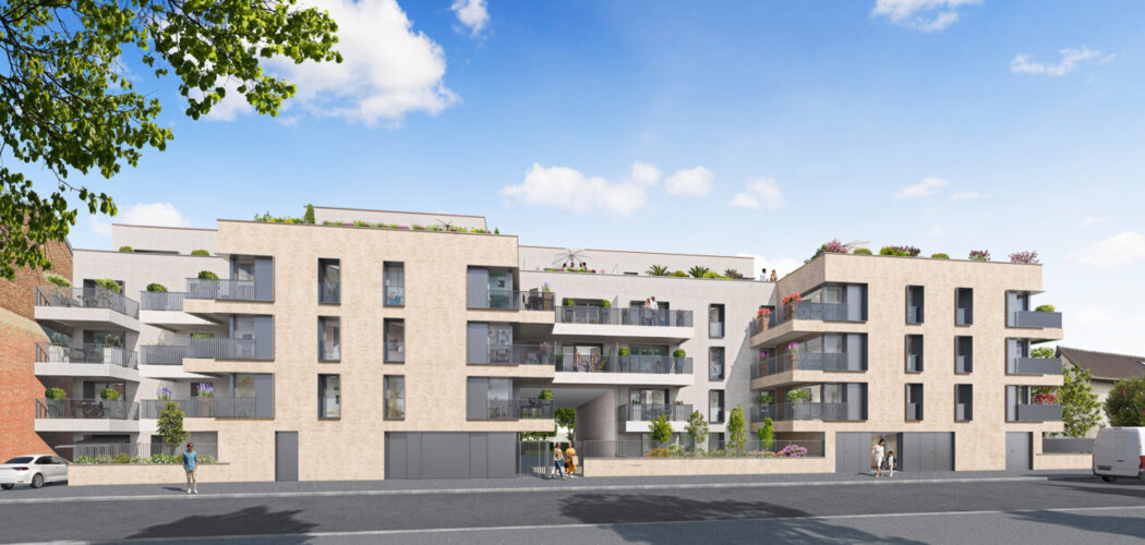Programme immobilier neuf Les Terrasses d'Aliona - Bobigny : appartements neufs du studio au 5 pièces proche des commodités (93000) - Référence : 18166