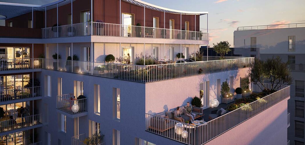 Programme immobilier neuf Hisséo - Bois-Colombes : appartements neufs du studio au 5 pièces à 10 min du métro (92270) - Référence : 7463