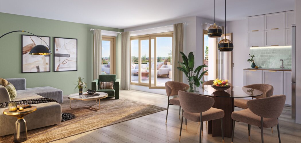 Programme immobilier neuf Agora - Bois-d’Arcy : maisons et appartements neufs du 2 au 5 pièces à 4 min de la gare Fontenay-le-Fleury (78390) - Référence : 15445