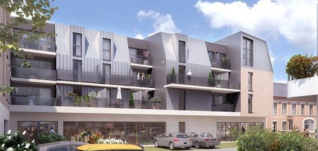Programme immobilier neuf Le Faubourg Saint Antoine - Bois-Guillaume : appartements neufs au cœur des commerces, confort RE2020 et parking (76230) - Référence : 15653