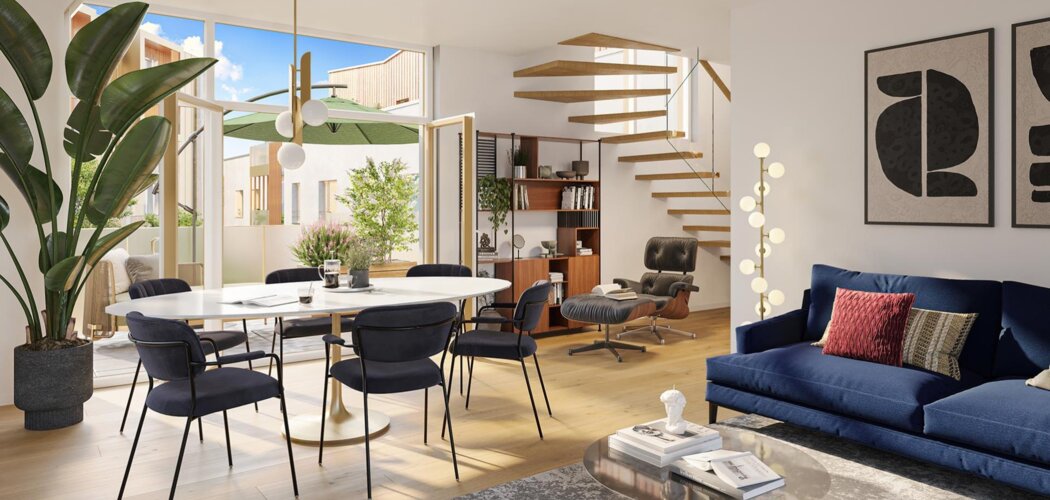 Programme immobilier neuf Le Domaine - Bois-Guillaume : appartements neufs T2–T5 face au parc Andersen (76230) - Référence : 15896