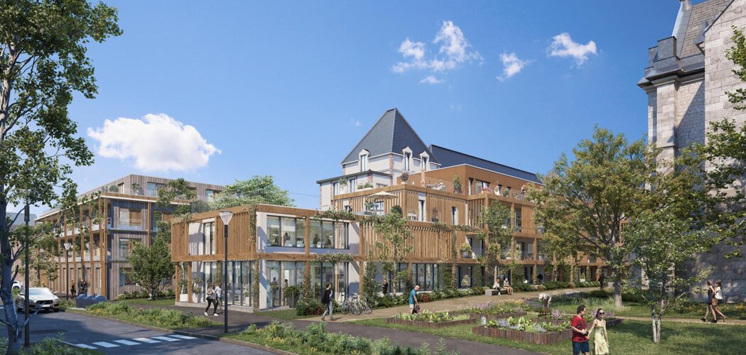 Programme immobilier neuf Le Domaine - Bois-Guillaume : appartements neufs T2–T5 face au parc Andersen (76230) - Référence : 15896