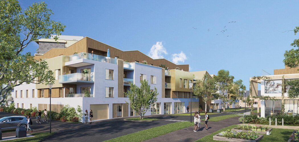 Programme immobilier neuf Le Domaine - Bois-Guillaume : appartements neufs T2–T5 face au parc Andersen (76230) - Référence : 15896