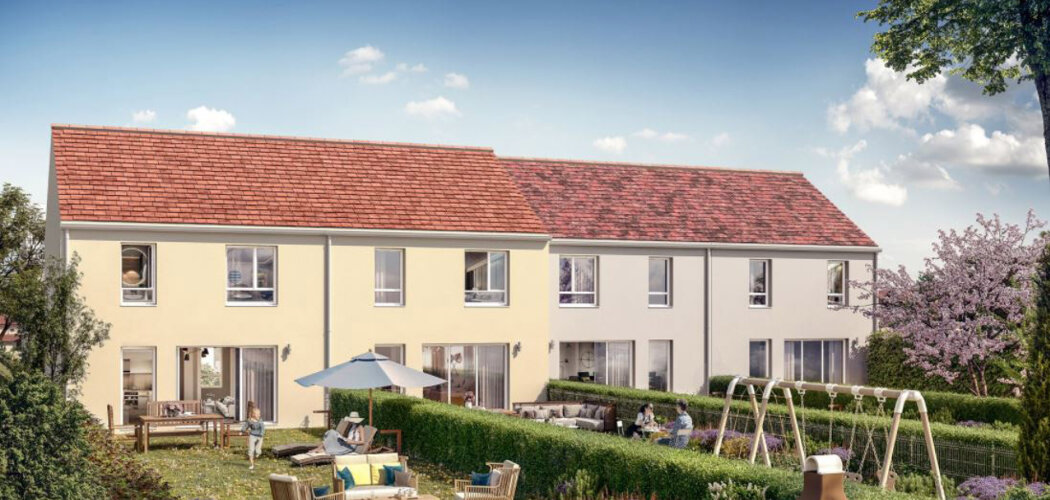 Programme immobilier neuf Les villas d'Orgenoy - Boissise-le-Roi : Maisons T3–T5 avec jardins, stationnements et luminosité naturelle proche d’Orgenoy (77310) - Référence : 5797