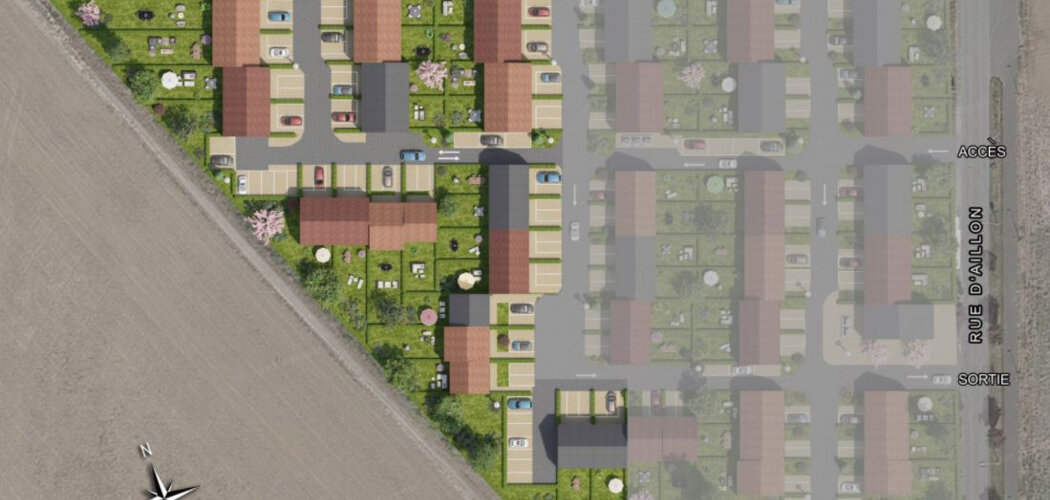 Programme immobilier neuf Les villas d'Orgenoy - Boissise-le-Roi : Maisons T3–T5 avec jardins, stationnements et luminosité naturelle proche d’Orgenoy (77310) - Référence : 5797
