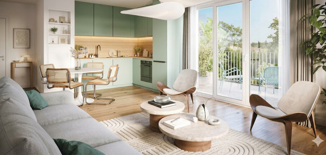 Programme immobilier neuf Carré des Ormes - Bondoufle Grand Parc, des appartements avec extérieur près de Paris (91070) - Référence : 17536
