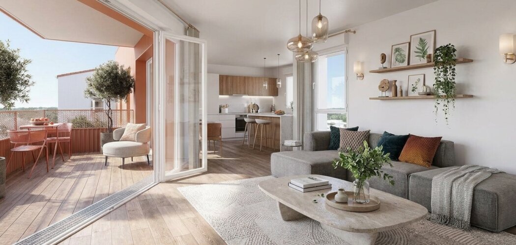 Programme immobilier neuf CARRÉ NOYER - Appartements - Bondoufle proche d’un parc de 12 hectares (91070) - Référence : 16548