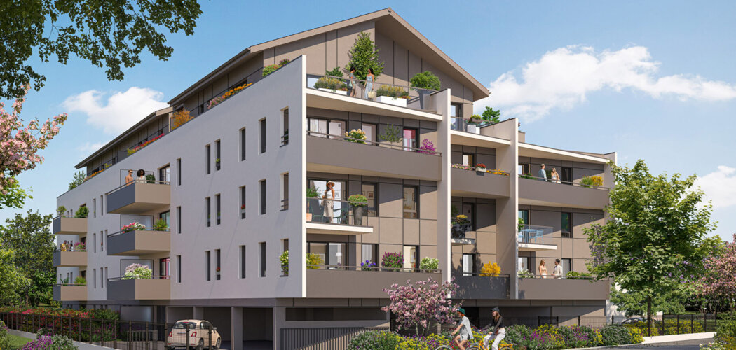 Programme immobilier neuf Le Panoramic - Bonneville aux portes de la frontière suisse (74130) - Référence : 16175