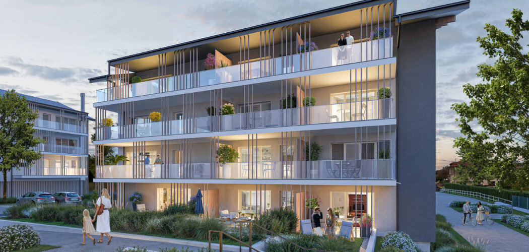 Programme immobilier neuf Central - Bons-en-Chablais  à deux pas du lac Léman (74890) - Référence : 16146