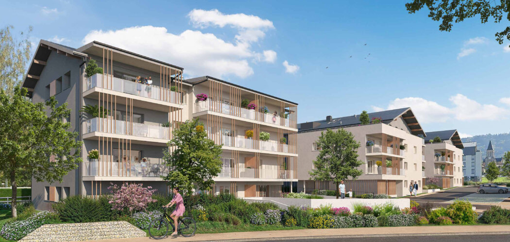 Programme immobilier neuf Central - Bons-en-Chablais  à deux pas du lac Léman (74890) - Référence : 16146