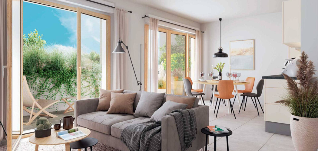 Programme immobilier neuf Andamio - Bordeaux : appartements neufs T2–T4 proche du parc des expositions (33000) - Référence : 14929