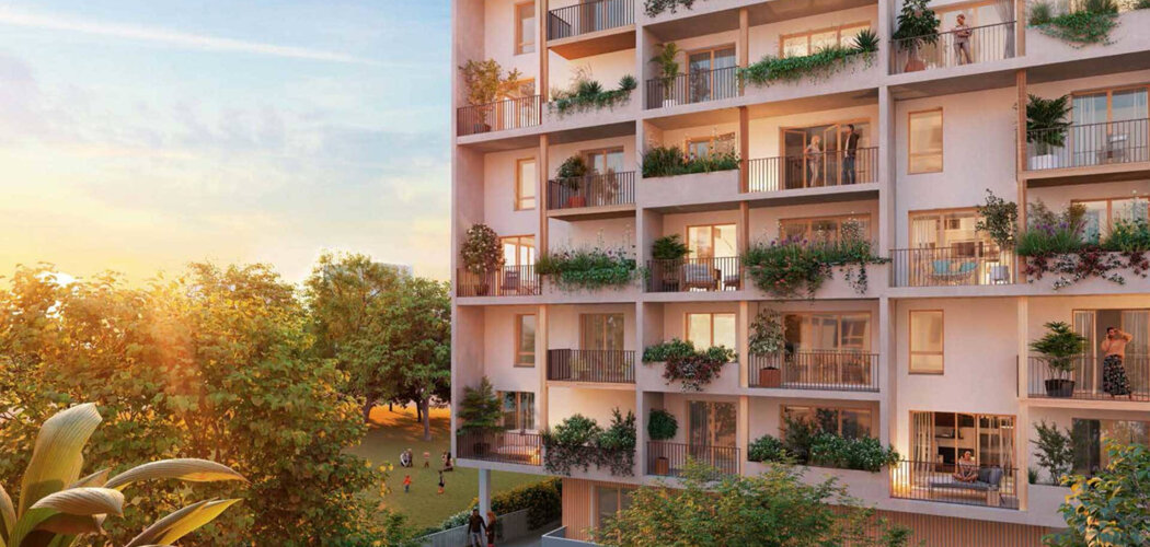Programme immobilier neuf Andamio - Bordeaux : appartements neufs T2–T4 proche du parc des expositions (33000) - Référence : 14929