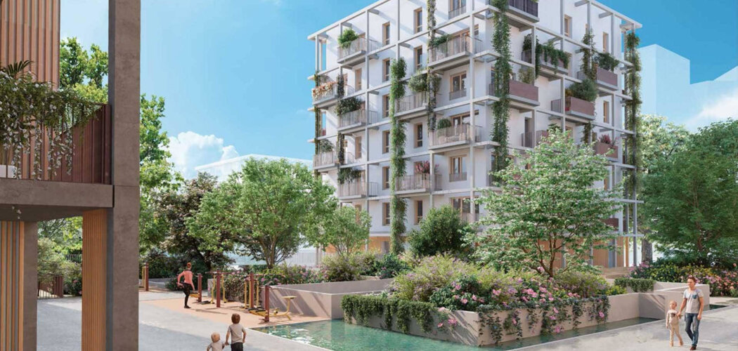 Programme immobilier neuf Andamio - Bordeaux : appartements neufs T2–T4 proche du parc des expositions (33000) - Référence : 14929