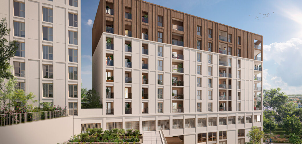 Programme immobilier neuf Pulsation - Bordeaux : appartements neufs T2–T5 à 8 min du tramway Carle Vernet (33000) - Référence : 14933