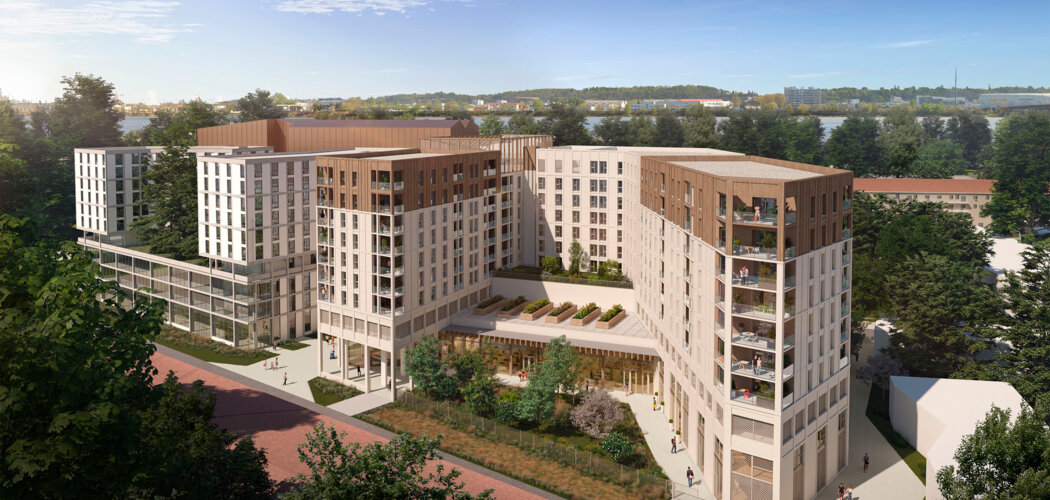 Programme immobilier neuf Résidence Etudiante Campulse - Bordeaux : appartements neufs T2–T5 proche des places Armagnac et Ferdinand Buisson
 (33000) - Référence : 9198