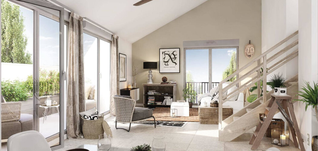 Programme immobilier neuf Parvis Orion - Bordeaux : Appartements studio–T5 avec balcons, loggias et confort optimisé dans le quartier Bastide Niel (33000) - Référence : 14205