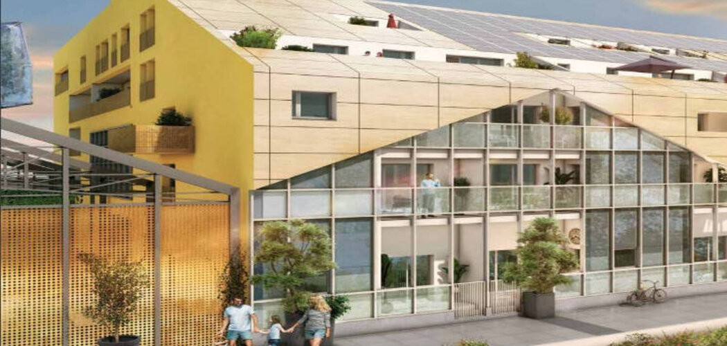 Programme immobilier neuf Home - Bordeaux : Appartements studio–T5 avec terrasses, lofts et jardin commun dans le quartier Caserne Niel (33000) - Référence : 14192