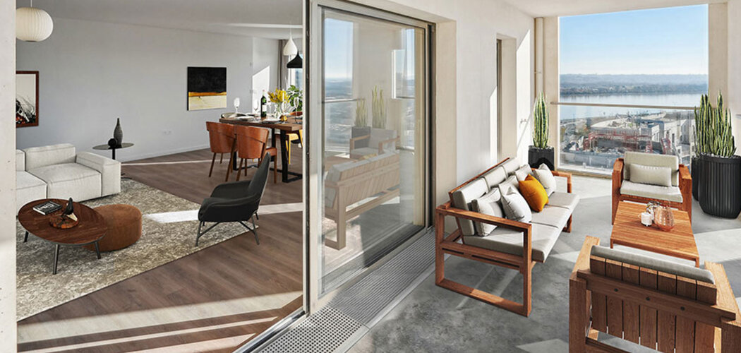 Programme immobilier neuf QUAI NEUF-ADELAIDE - Bordeaux : Appartements studio–T5 avec vues Garonne, toits végétalisés et parking sécurisé dans le Jardin de l'Ars (33000) - Référence : 14264