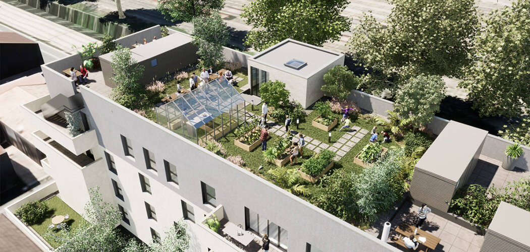 Programme immobilier neuf LES TERRASSES DE VICTORIA - Bordeaux : Appartements T2–T5 avec rooftop, terrasses végétalisées et proximité tram dans Euratlantique (33000) - Référence : 6762