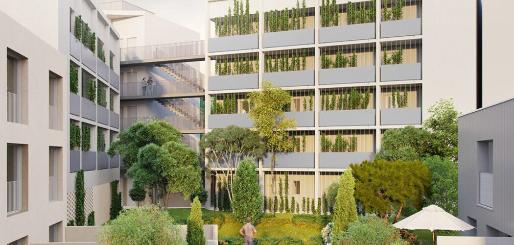 Programme immobilier neuf INOUI - Bordeaux : Appartements T3–T4 et maisons avec jardins privatifs, loggias et proximité Tram (33000) - Référence : 14461