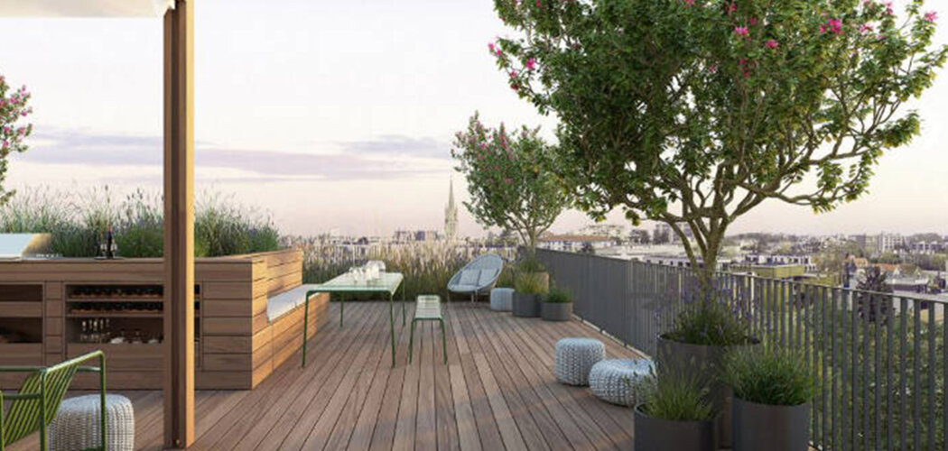 Programme immobilier neuf SKYLINE - Bordeaux Caudéran proche de l’église Saint-Amand (33000) - Référence : 14947