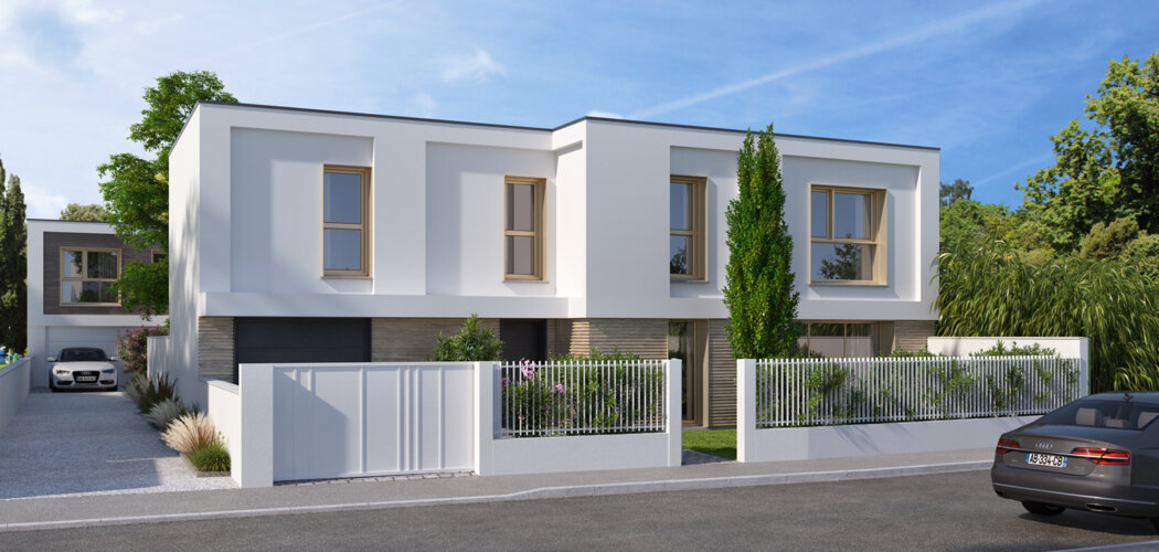 Programme immobilier neuf VILLAS VERDE - Bordeaux Caudéran villas contemporaines avec jardin et piscine (33000) - Référence : 18537
