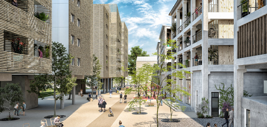 Programme immobilier neuf Brazza Lib - Bordeaux, écoquartier paysager et logements neufs au fil de la Garonne (33000) - Référence : 15944