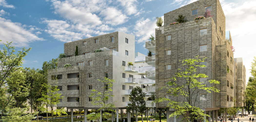Programme immobilier neuf Brazza Lib - Bordeaux, écoquartier paysager et logements neufs au fil de la Garonne (33000) - Référence : 15944