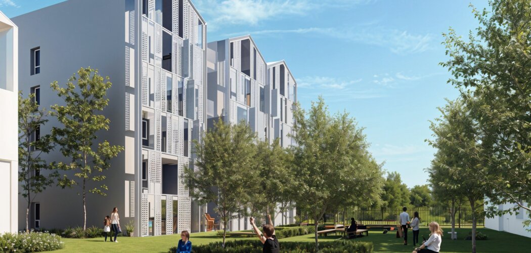 Programme immobilier neuf HALO 2 - Bordeaux quartier Brazza à deux pas du tram B (33000) - Référence : 16529