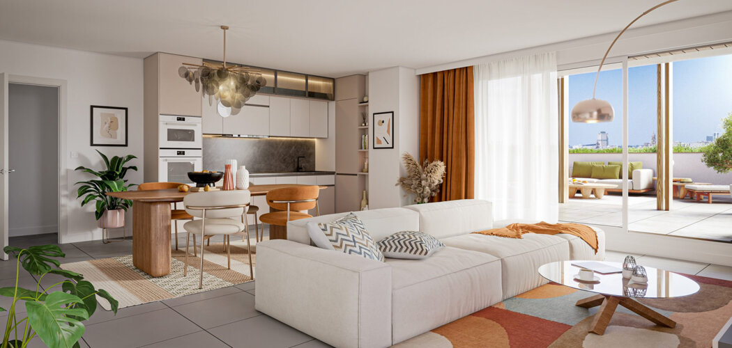 Programme immobilier neuf Bordo Tempo - Bordeaux quartier Deschamps Belvédère au cœur de la ville (33000) - Référence : 16757
