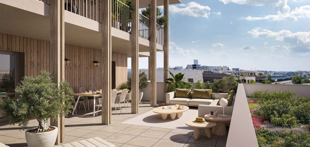 Programme immobilier neuf Bordo Tempo - Bordeaux quartier Deschamps Belvédère au cœur de la ville (33000) - Référence : 16757