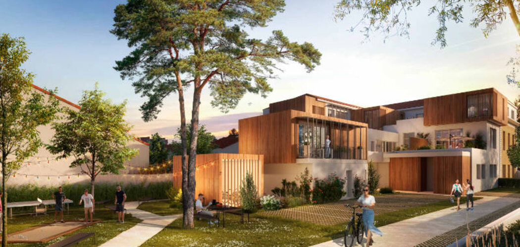Programme immobilier neuf LES TERRASSES DE SUKØ - Bordeaux quartier Nansouty proche Hôtel de Ville (33000) - Référence : 11442
