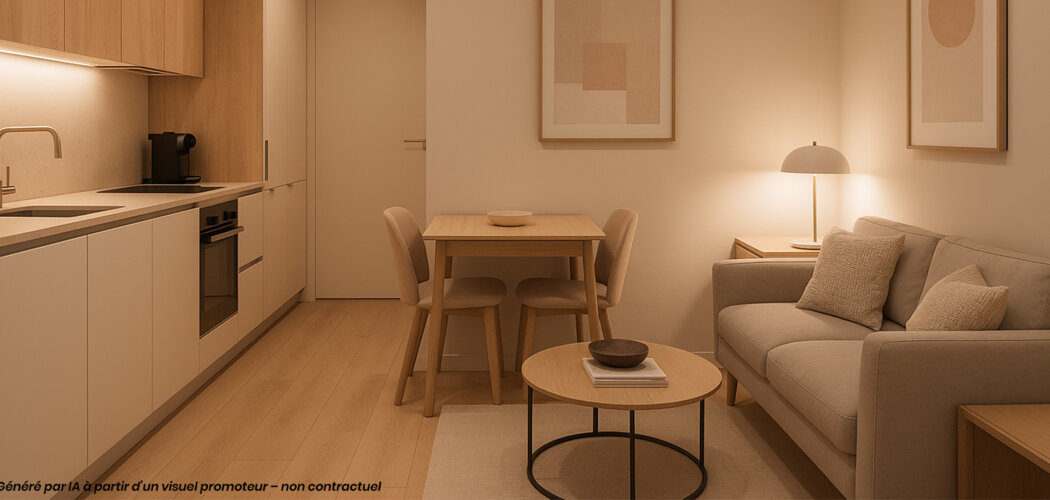 Programme immobilier neuf LES TERRASSES DE SUKØ - Bordeaux quartier Nansouty proche Hôtel de Ville (33000) - Référence : 11442